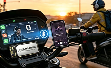 ANS-BT301M-Audio-Bluetooth-Module-–-Two-Wheeled-Vehicle-Instrument-Panel-Solution
