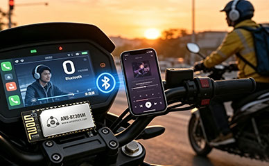 ANS-BT301M Audio Bluetooth Module – Two-Wheeled Vehicle Instrument Panel Solution