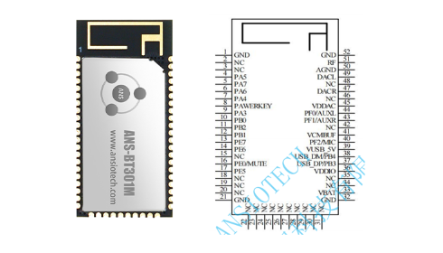 ANS-BT301M pinout diagram