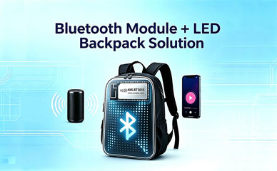 Bluetooth Module for LED Backpacks Audio-Visual Sync Solution