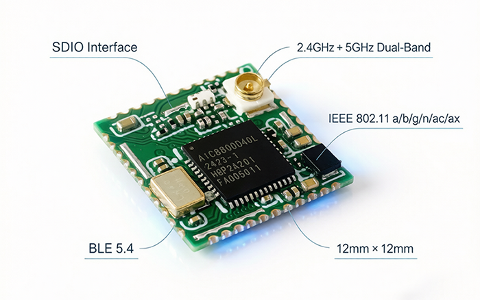 WiFi 6 Dual-Band Module Concept Diagram